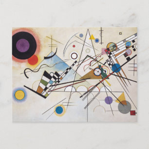 Kandinsky 1923/composition viii/pixdezines postcard