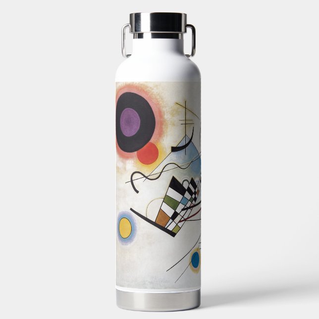 Kandinsky 1923/composition viii/pixdezines water bottle (Front)