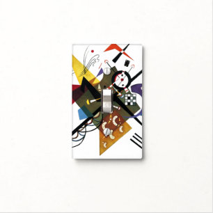 Kandinsky 1923/Sur Blanc/pixdezines Light Switch Cover