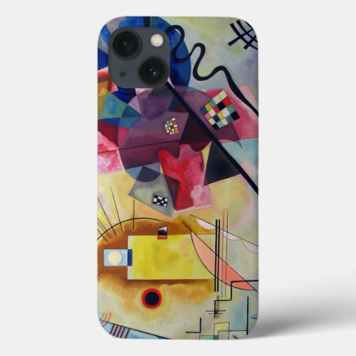 Kandinsky 1925yellowredbluepixdezines iPhone 13 case