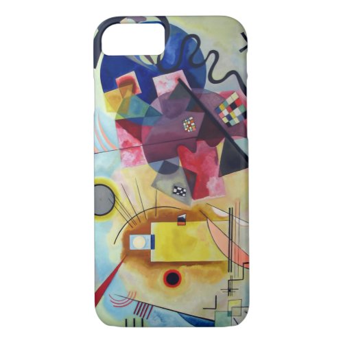 Kandinsky 1925yellowredbluepixdezines iPhone 87 case