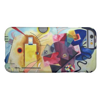 Kandinsky 1925/yellow/red/blue/pixdezines Barely There Iphone 6 Case by The_Masters at Zazzle