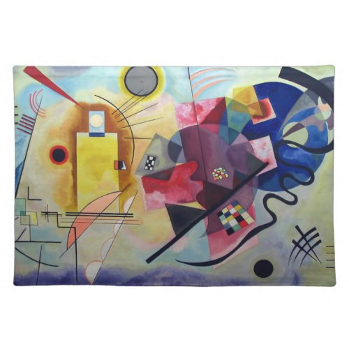 Kandinsky 1925yellowredbluepixdezines placemat