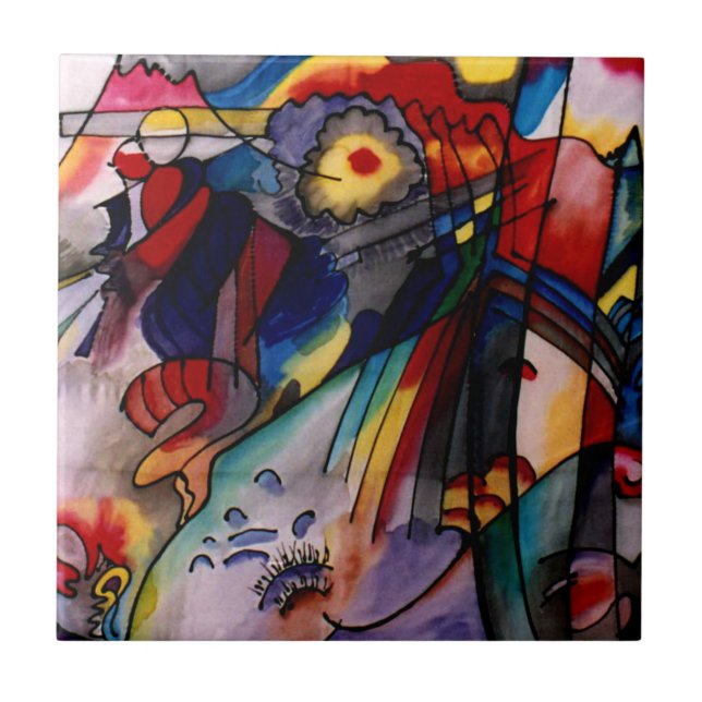 Kandinsky - 293 ceramic tile (Front)
