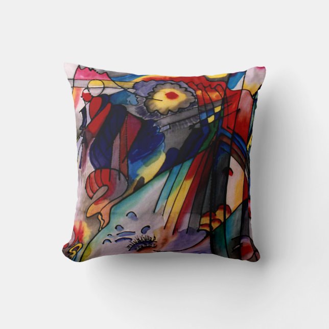 Kandinsky - 293, famous artwork, throw pillow (Front)