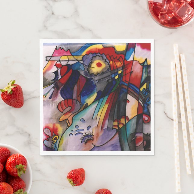 Kandinsky - 293 napkins (Insitu)
