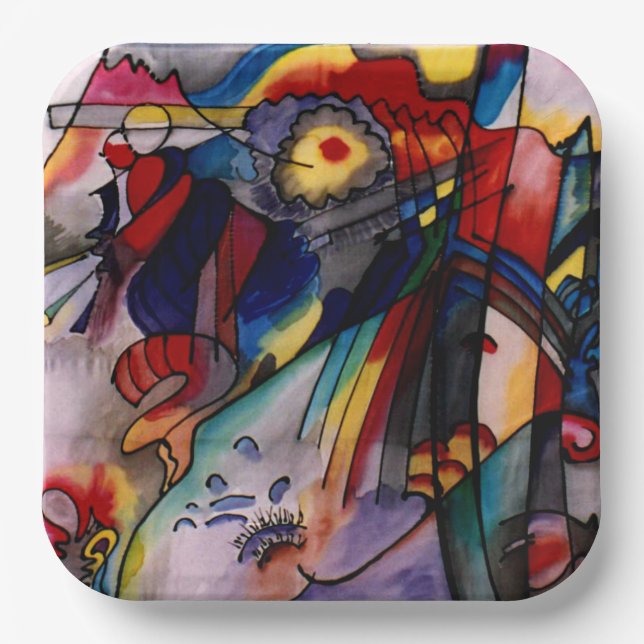 Kandinsky - 293 paper plates (Front)