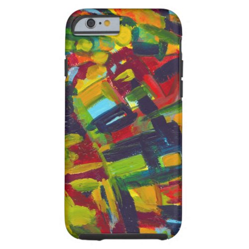 Kandinsky 304 Colorful Abstract Artwork Tough iPhone 6 Case