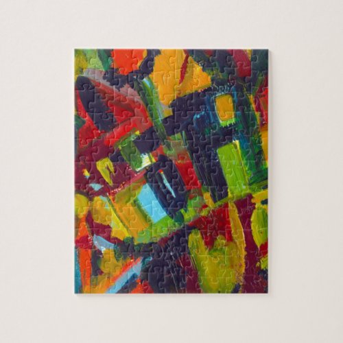 Kandinsky 304 Colorful Abstract Artwork Jigsaw Puzzle