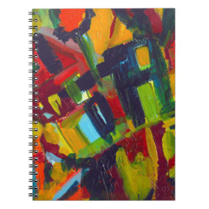 Kandinsky 304 Colorful Abstract Artwork Notebook