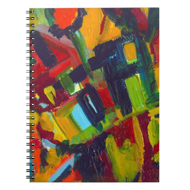 Kandinsky 304 Colorful Abstract Artwork Notebook (Front)