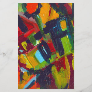 Kandinsky 304 Colorful Abstract Artwork Stationery