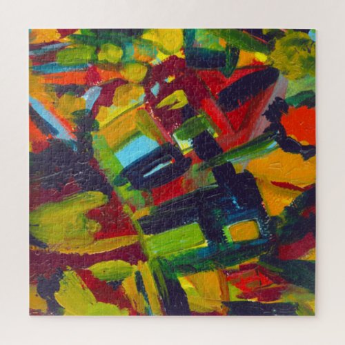 Kandinsky 304 Colorful Abstract Painting Jigsaw Puzzle