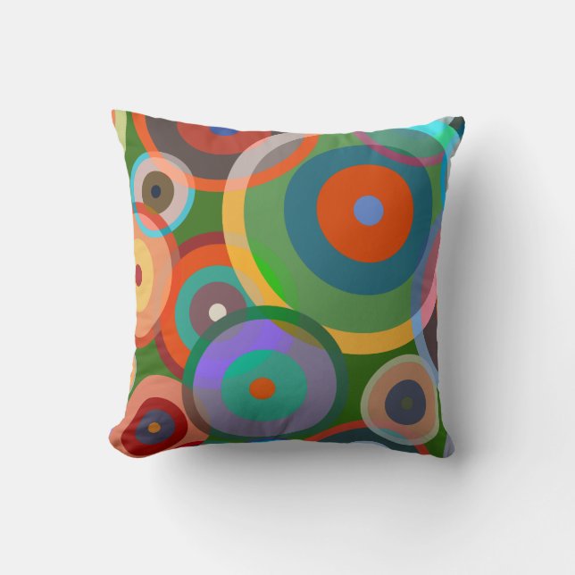 Kandinsky #4 throw pillow (Front)