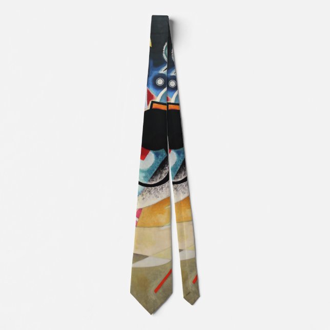 Kandinsky - A Centre, Neck Tie (Front)