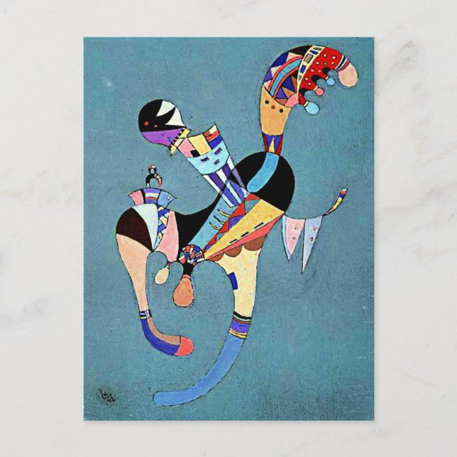 Kandinsky - A Floating Figure, Postcard (Front)