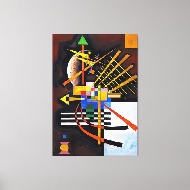 KANDINSKY - ABOVE AND LEFT - 1925 - Bauhaus - Canvas Print (Front)