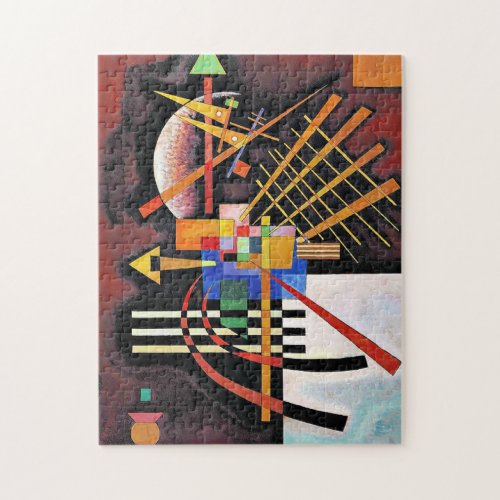 Kandinsky _ Above and Left  Jigsaw Puzzle