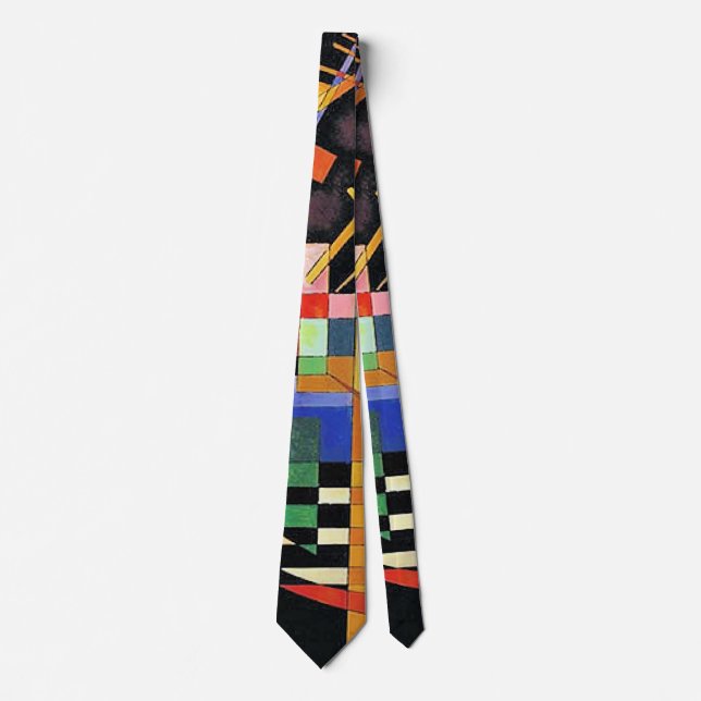 Kandinsky - Above and Left, Neck Tie (Front)
