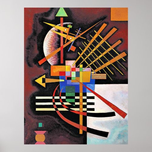 Kandinsky _ Above and Left Poster