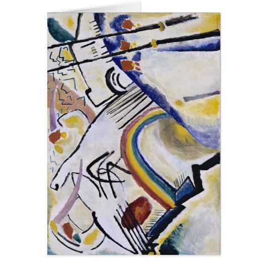 Kandinsky Abract Painting Artwork 1910 Cards (Front)