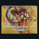 Kandinsky Abstract Art Calendar<br><div class="desc">Contemporary Abstract Art Master Wassily Kandinsky's PaintingS - Modern Painters and Artists</div>