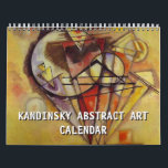 Kandinsky Abstract Art Calendar<br><div class="desc">Contemporary Abstract Art Master Wassily Kandinsky's PaintingS - Modern Painters and Artists</div>