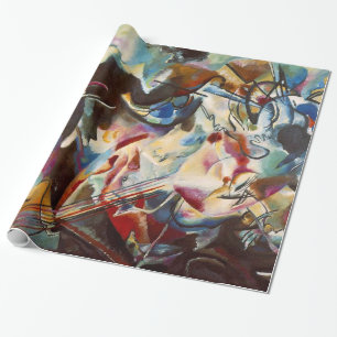 Kandinsky Abstract Art Canvas Painting Wrapping Paper
