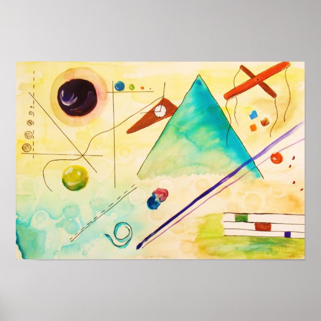 Kandinsky Abstract art Poster (Front)