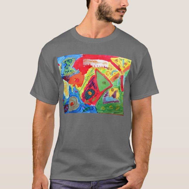 Kandinsky Abstract art T-Shirt (Front)