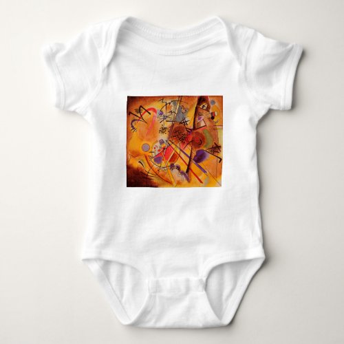 Kandinsky Abstract Artwork Baby Bodysuit