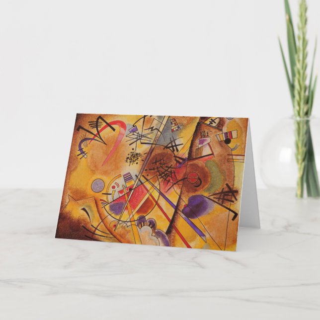 Kandinsky Abstract Artwork Card (Front)