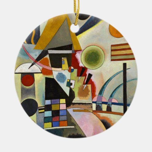 Kandinsky Abstract Artwork Ceramic Ornament