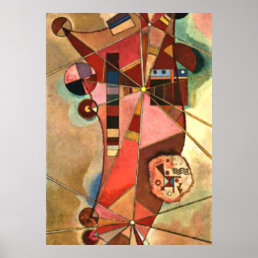 Kandinsky abstract artwork, Fixed Points Poster