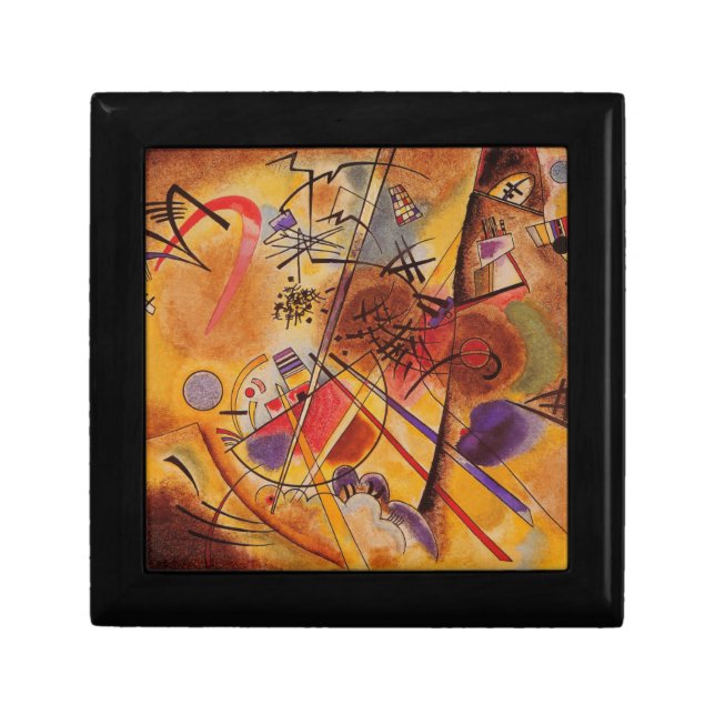 Kandinsky Abstract Artwork Jewelry Box (Front)