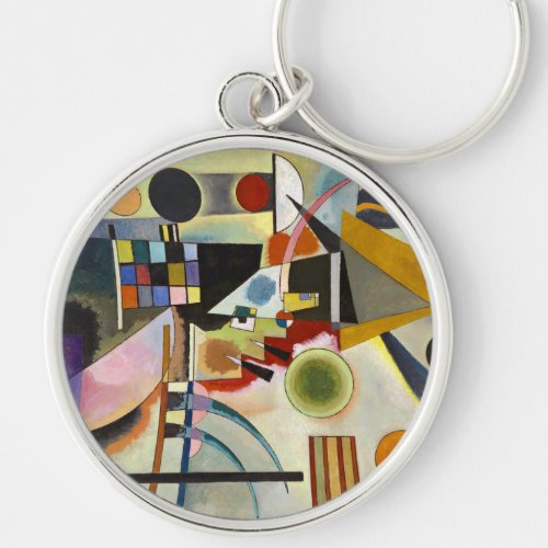 Kandinsky Abstract Artwork Keychain