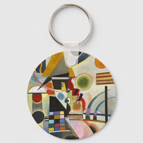 Kandinsky Abstract Artwork Keychain