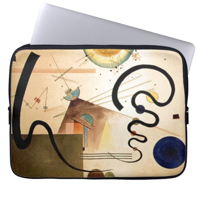Kandinsky Abstract Artwork Laptop Sleeve (Front)