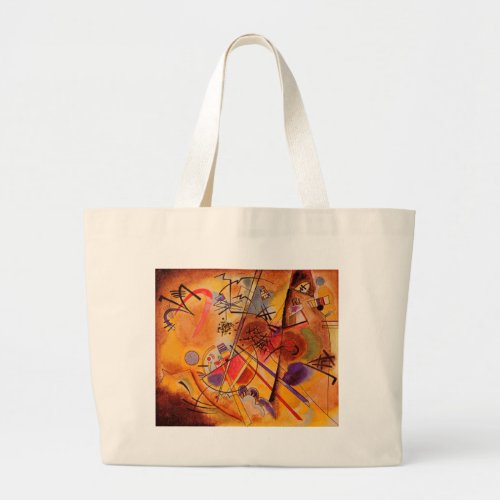 Kandinsky Abstract Artwork Large Tote Bag