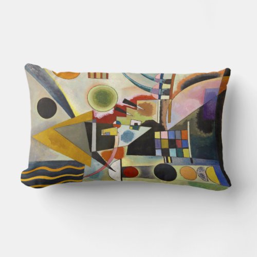 Kandinsky Abstract Artwork Lumbar Pillow