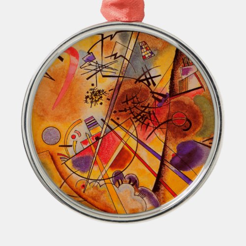 Kandinsky Abstract Artwork Metal Ornament
