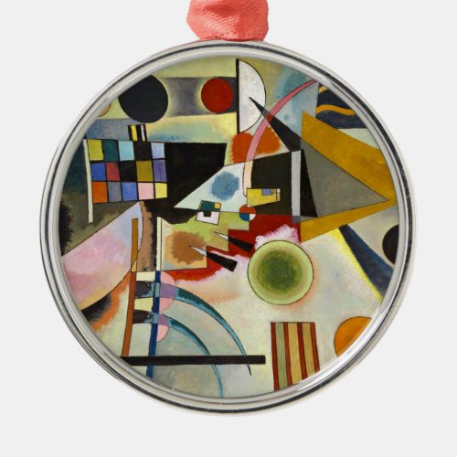 Kandinsky Abstract Artwork Metal Ornament