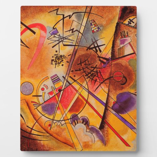 Kandinsky Abstract Artwork Plaque