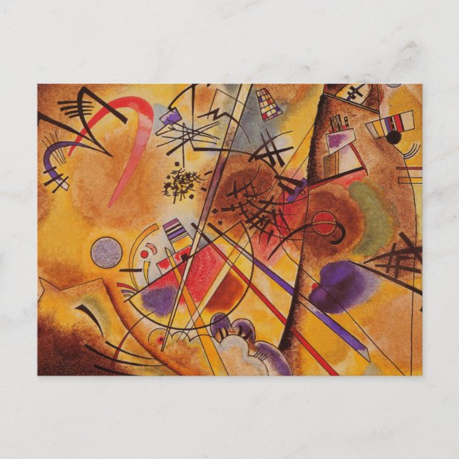 Kandinsky Abstract Artwork Postcard (Front)