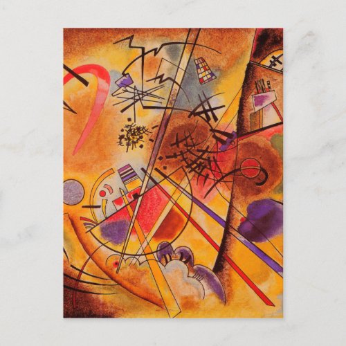 Kandinsky Abstract Artwork Postcard