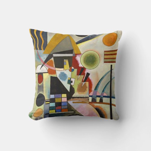 Kandinsky Abstract Artwork Throw Pillow