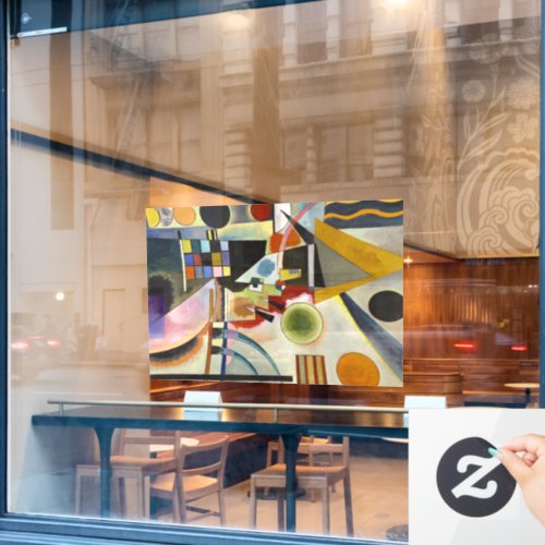 Kandinsky Abstract Artwork Window Cling