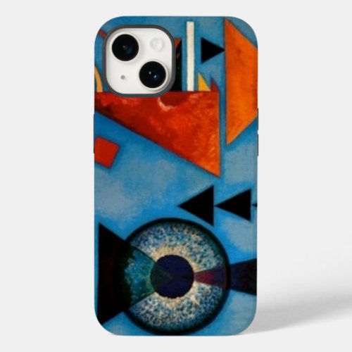 Kandinsky Abstract Blue Orange Art Paint Case_Mate iPhone 14 Case