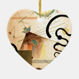 Kandinsky Abstract Ceramic Ornament