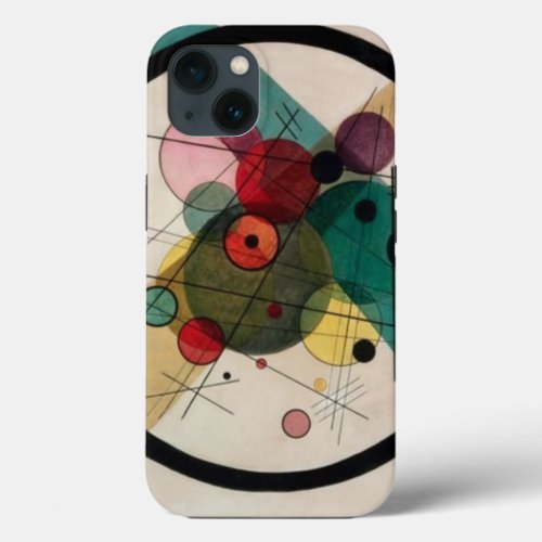 Kandinsky Abstract Circles iPhone 13 Case